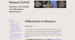 Desktop Screenshot of museum-zurholt.de