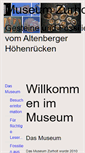 Mobile Screenshot of museum-zurholt.de